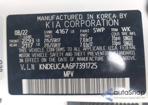 2023 Kia Seltos S from USA, damaged, VIN KNDEUCAA6P7391725